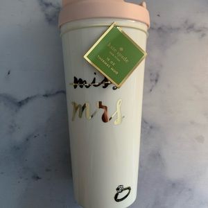 Kate ♠️ Spade - Miss to Mrs Thermal Tumbler - NWT